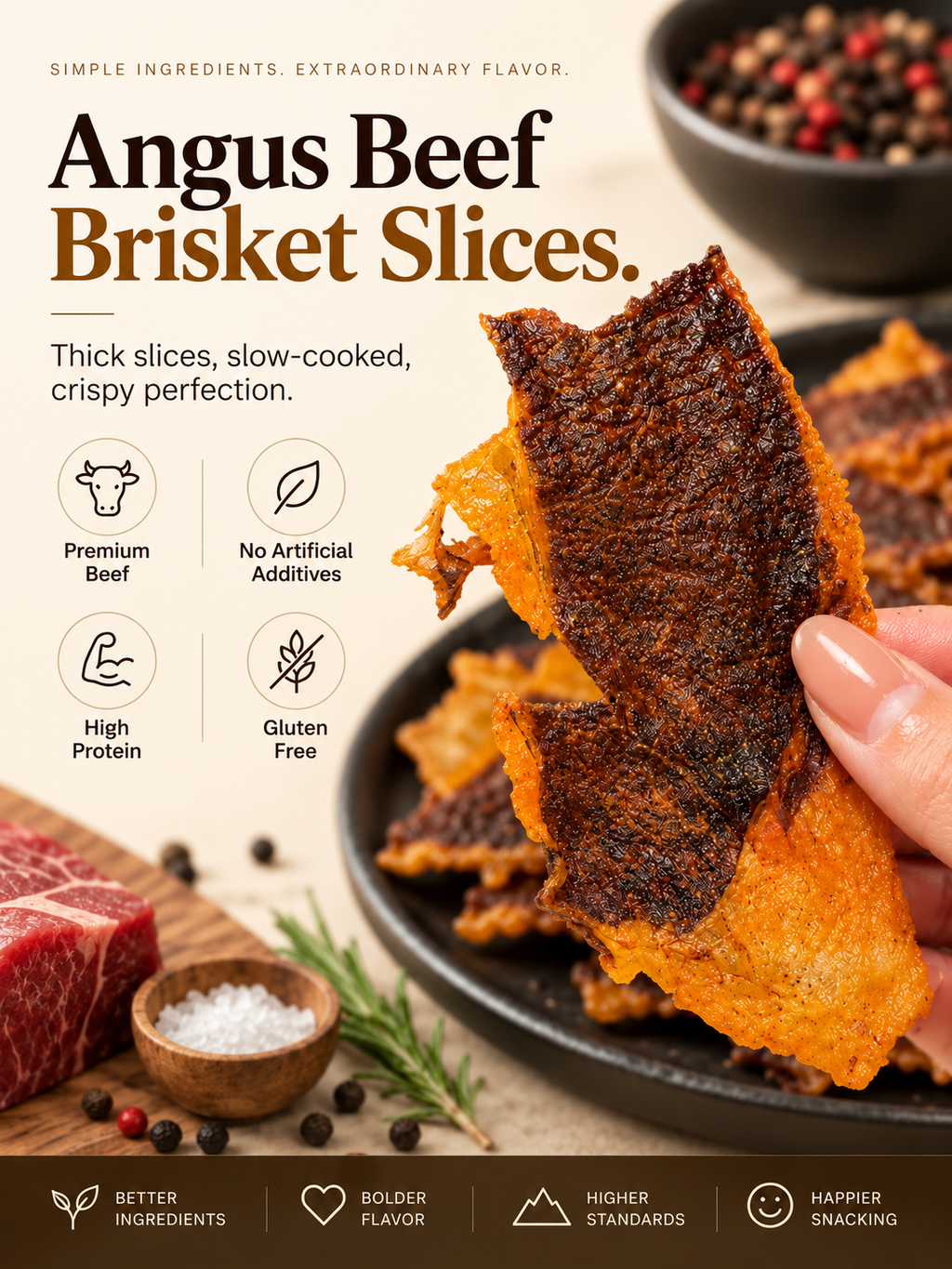 🐮🐮Grass-Fed Beef Brisket Crisps-918