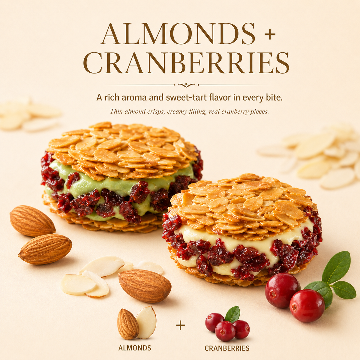 🥜No Artificial Flavors‑Almond Cranberry Pie-918